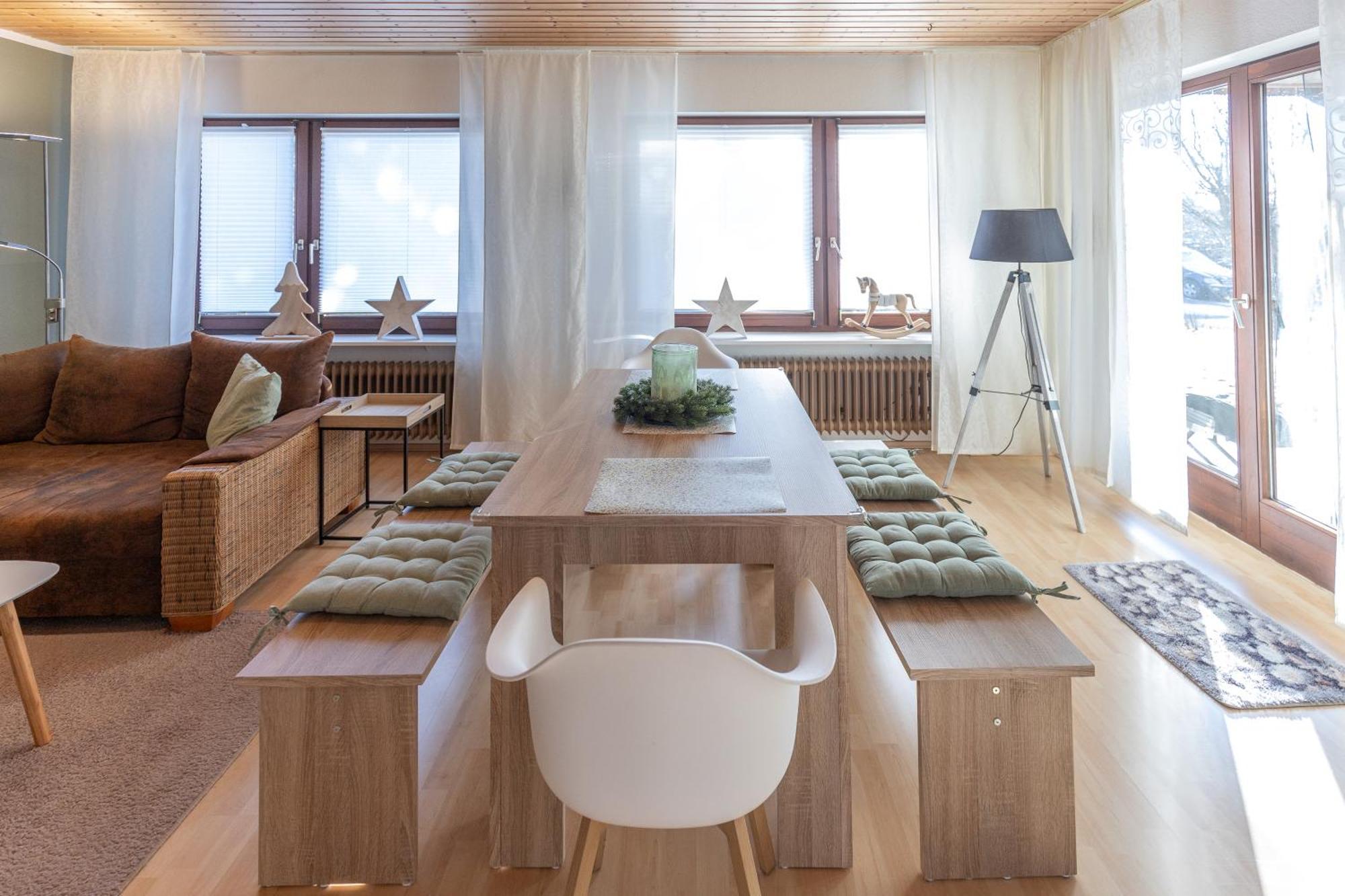 Althutte Elw, Sep. Eingang, Ueberdachte Terrasse, Naehe Backnang 아파트 외부 사진